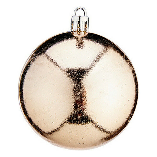 Weihnachtsbaumkugeln Krist+ 00476-6 Champagne Kunststoff Ø 7 cm 12 Stück