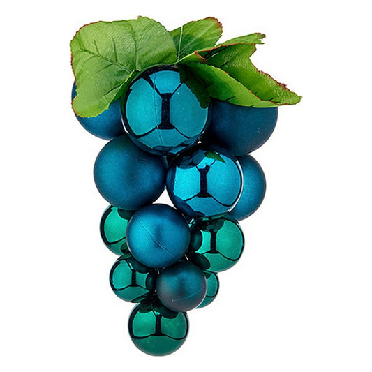 Weihnachtsbaumkugel Krist+ 01862 Blau Kunststoff Trauben