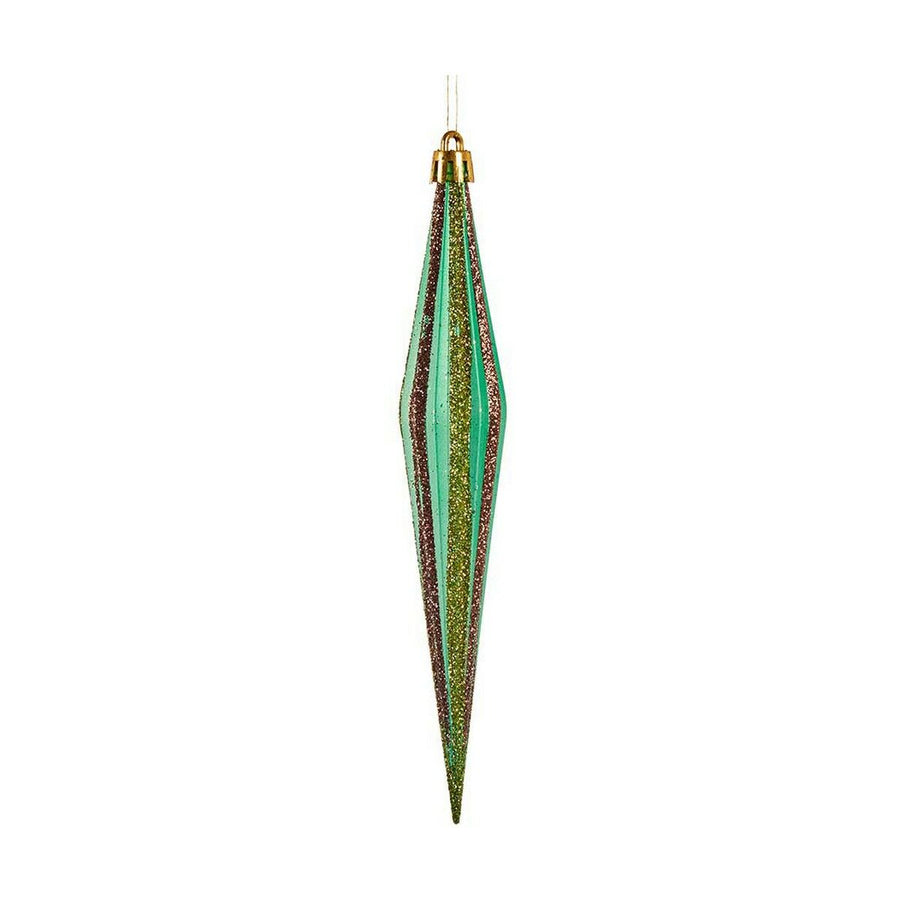 Weihnachtsschmuck Krist+ Rot grün Gold 3 x 8,5 x 19 cm gedehnt