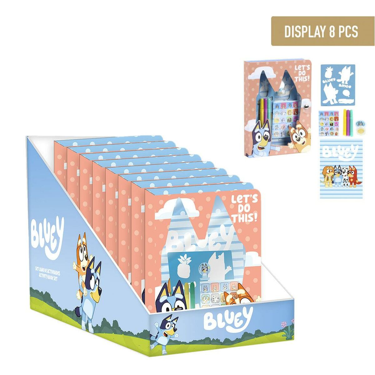 Papierwaren-Set Bluey 8 Stücke