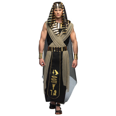 Boland Ägyptischer Pharao Anubis Herrenkostüm – Komplett-Set Polyester Gold