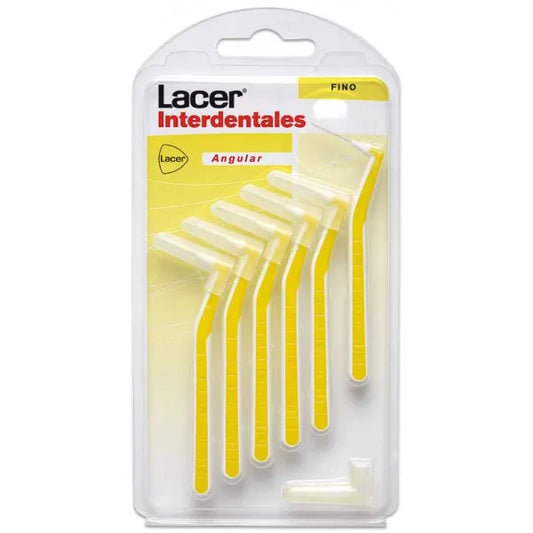LACER LACER Interdentalbürsten Angular Fino 6 Stück fein für Zahnzwischenräume Kosmetik