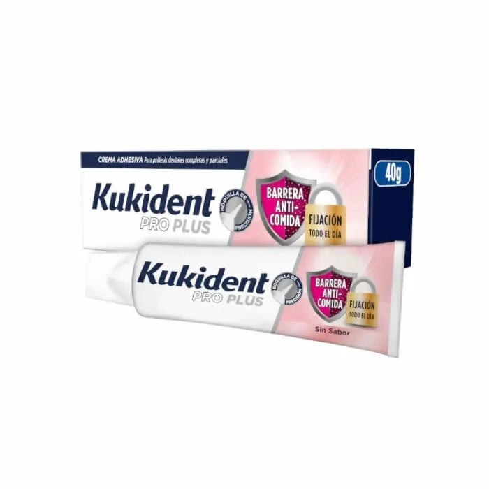 KUKIDENT KUKIDENT Pro Plus Haftcreme geschmacksneutral 40 g für langanhaltenden Halt