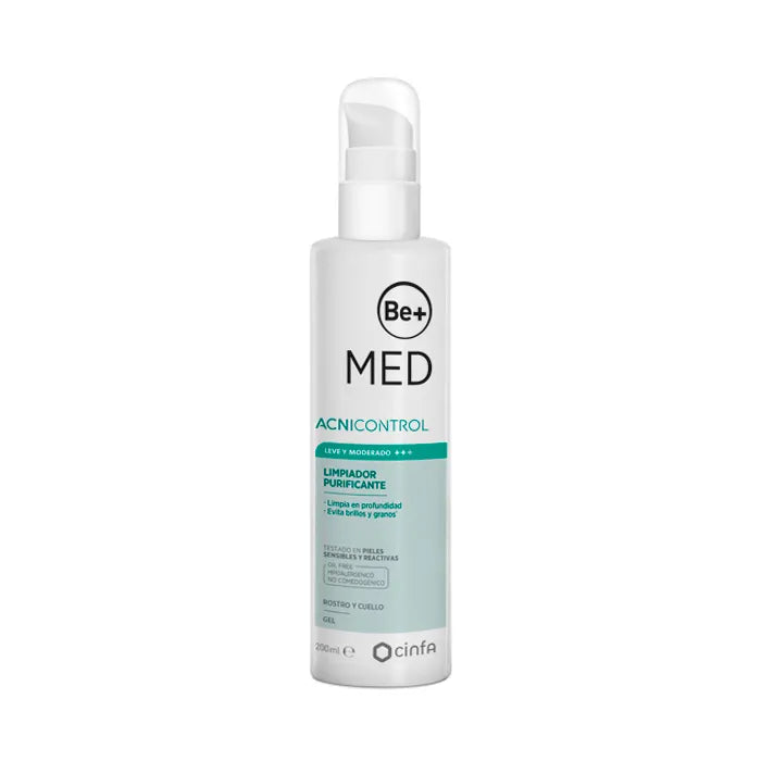BE+ BE+ Med Acnicontrol Reinigungsgel 200 ml Gesichtspflege Reinigung Gel