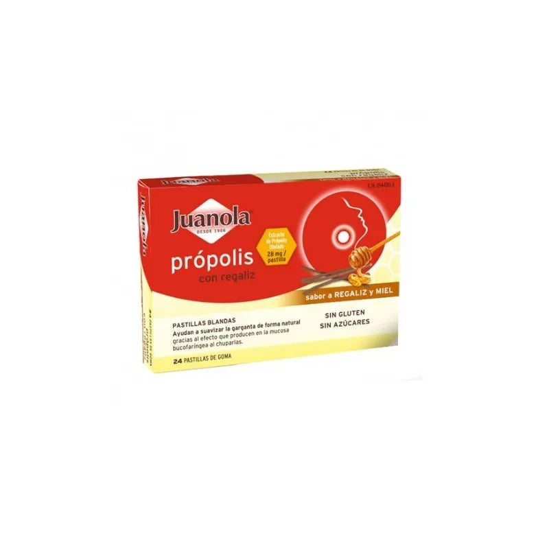 JUANOLA JUANOLA Propolis und Lakritz Soft Tabs 24 Stück Kosmetik