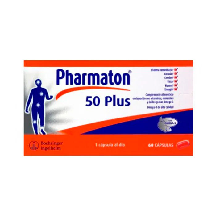 PHARMATON PHARMATON 50Plus Nahrungsergänzung 30 Kapseln Kosmetik