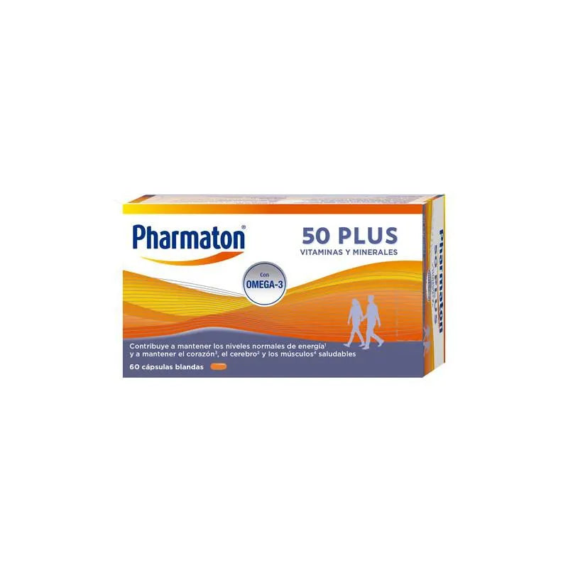 PHARMATON PHARMATON 50 Plus 60 Kapseln Nahrungsergänzungsmittel Kosmetik