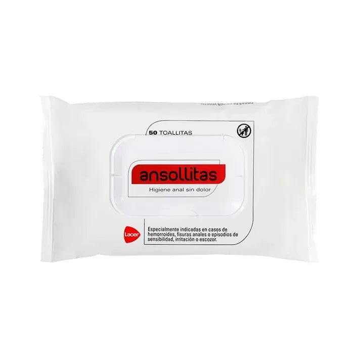 LACER LACER Ansollitas Analhygienetücher 50 Stück Reinigungstücher für den Intimbereich Kosmetik
