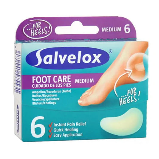 SALVELOX SALVELOX Foot Care Blasenpflaster Medium 6 Stück 40 x 61 mm Kosmetik
