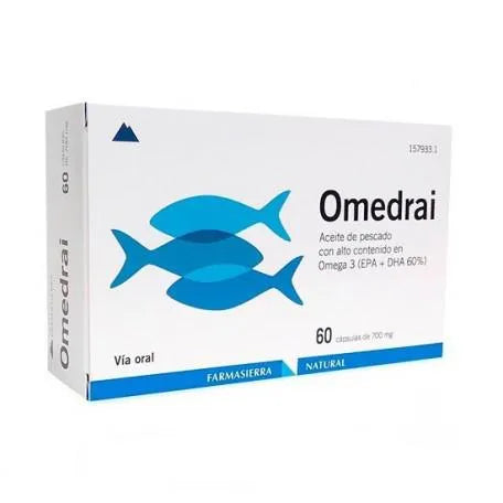 FARMASIERRA Farmasierra Omedrai 60 Kapseln 700 mg Nahrungsergänzungsmittel Kosmetik