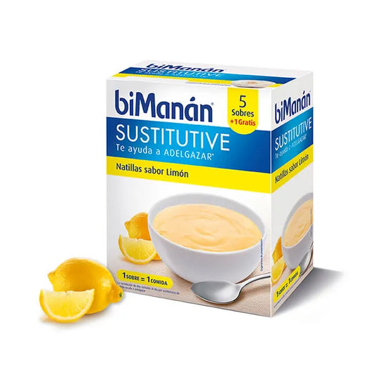 BIMANÁN BIMANÁN Bimanan Sustitutive Lemon Custard Alternative 5 Einheiten Kosmetik