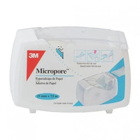 HARTMANN HARTMANN Esparadrapo Micropore Weiß 7,5 x 2,5 cm 3 m Hautpflaster Kosmetik
