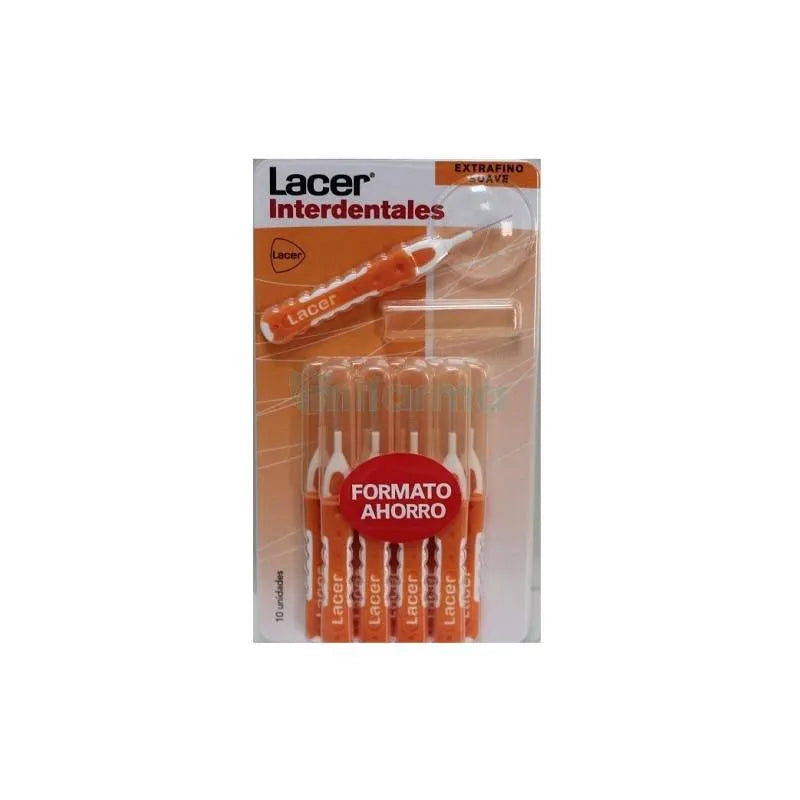 LACER LACER Interdental-Lacer Extra Fein Gerade Zahnzwischenraumbürsten 10 Stück Kosmetik