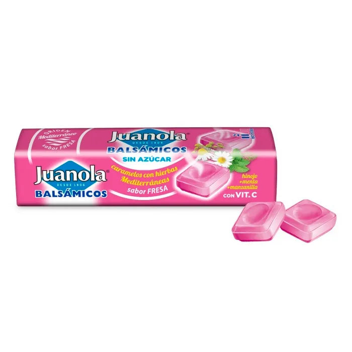 JUANOLA JUANOLA Erdbeere Vitamin C Bonbon 30 g Kosmetik