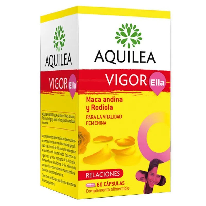 URIACH URIACH Aquilea Vigour Her 60 Kapseln Nahrungsergänzungsmittel Kosmetik