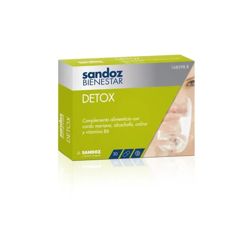 SANDOZ SANDOZ Bienestar Detox Kapseln 30 Stück Nahrungsergänzung Kosmetik