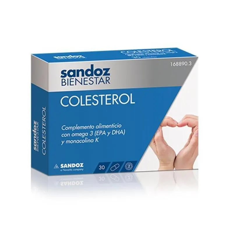 SANDOZ SANDOZ Bienestar Colesterol 30 Kapseln Nahrungsergänzung Kosmetik