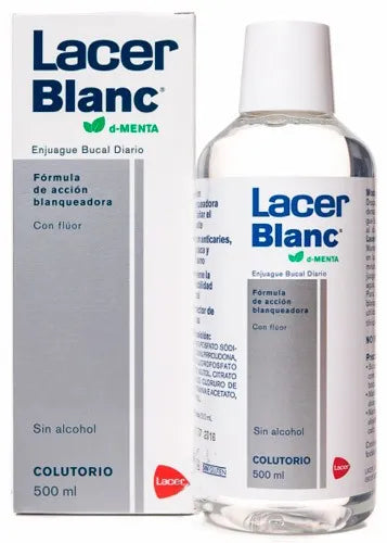 LACER LACER Lacerblanc Mundwasser Minze 500 ml Mundspülung Kosmetik