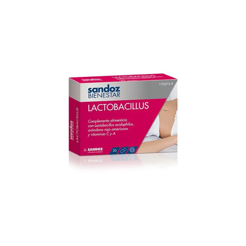 SANDOZ SANDOZ Bienestar Lactobacillus 20 Kapseln Nahrungsergänzung Kosmetik