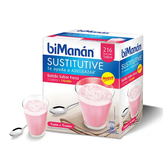 BIMANÁN BIMANÁN Sustitutive Strawberry Shake 5+1 Stück Set Kosmetik