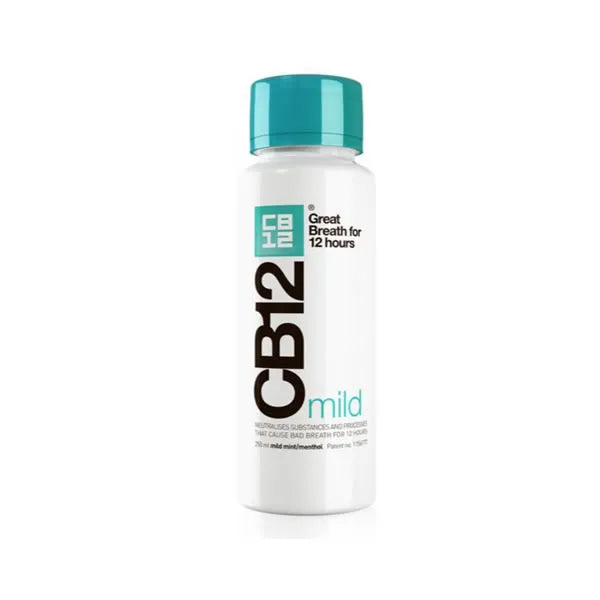 CB12 CB12 Mundwasser Mild 250 ml sanfte Mundspülung zur täglichen Anwendung Kosmetik