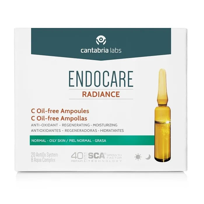 ENDOCARE ENDOCARE C Ölfreie Ampullen 30 x 2 ml Hautpflege Serum Kosmetik