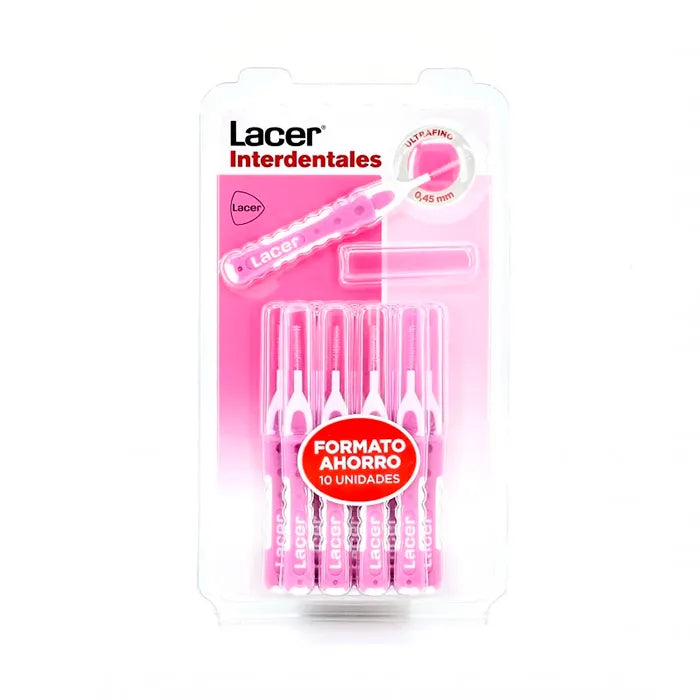 LACER LACER Interdentalbürste Ultrafein 10 Stück zur Zahnzwischenraumreinigung Kosmetik
