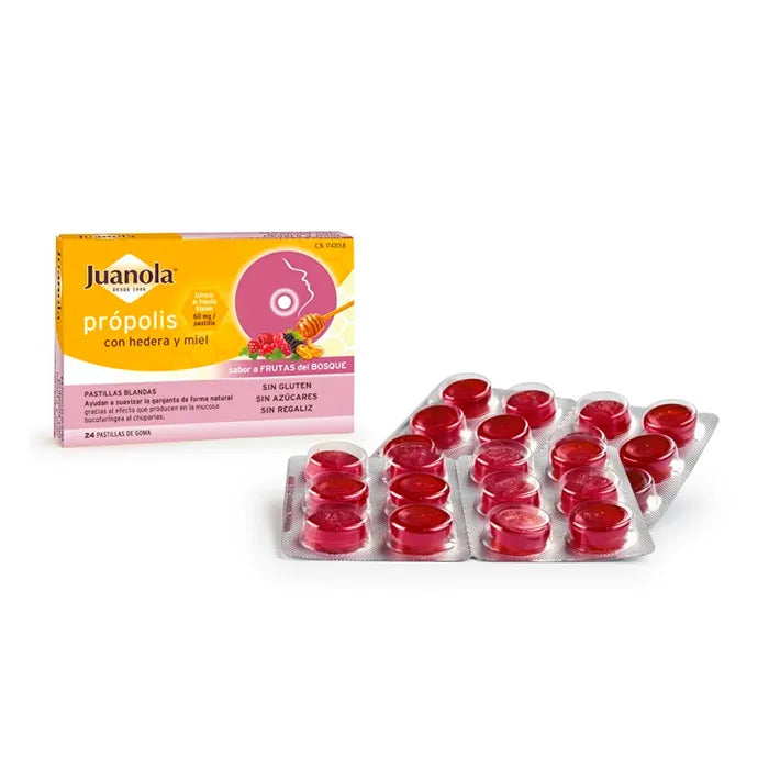 JUANOLA JUANOLA Propolis Hedera Honig Gummitabletten 24 Stück Kosmetik