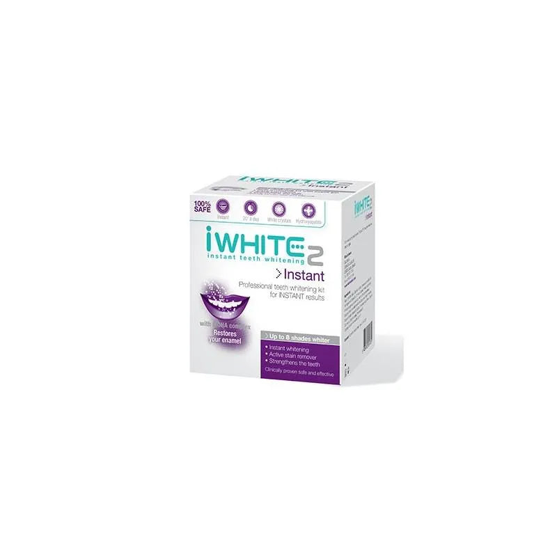 IWHITE IWHITE Instant2 Zahnbleichset mit 10 Bleichstreifen zur Zahnaufhellung Kosmetik
