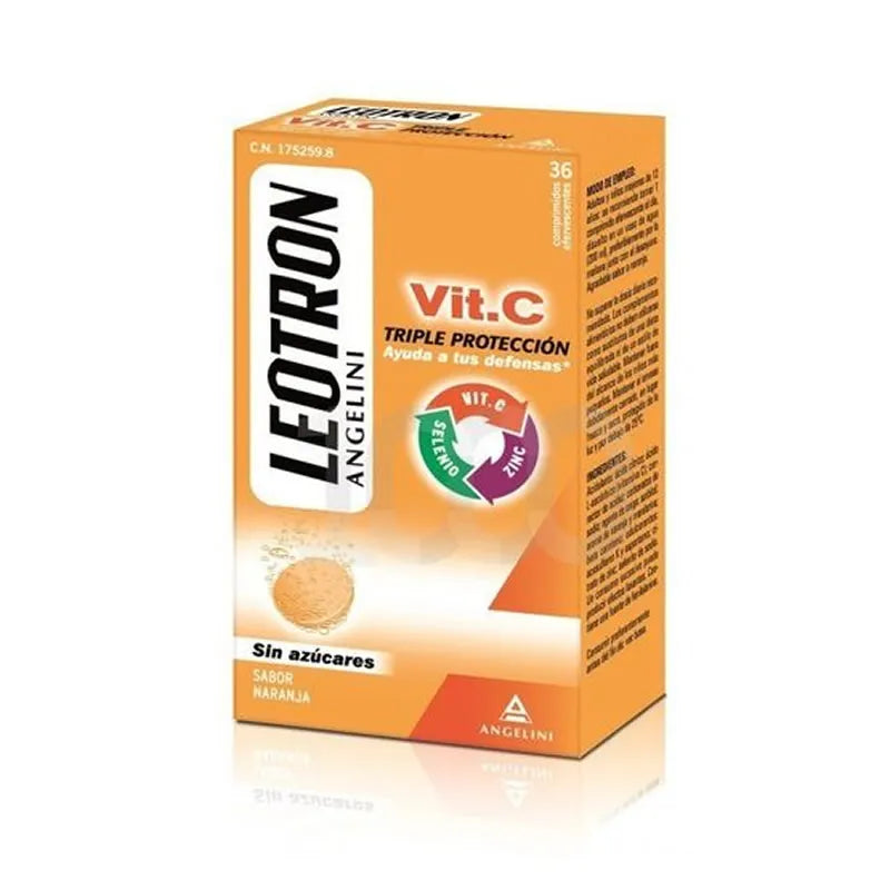 LEOTRON LEOTRON Vitamin C Tabletten 36 Stück Nahrungsergänzungsmittel Kosmetik