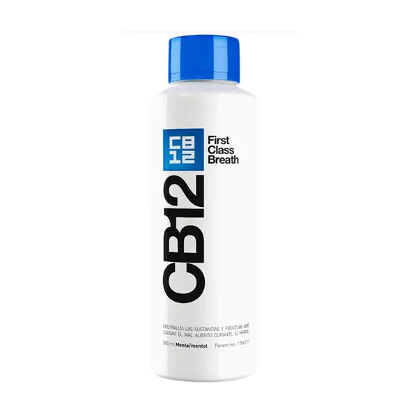 CB12 CB12 Mundwasser Menthol 500 ml antibakteriell zur Mundpflege Kosmetik