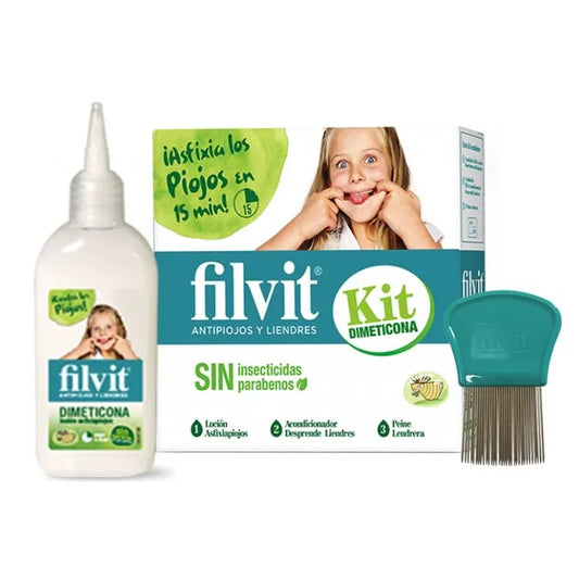 FILVIT FILVIT Dimeticona Anti Lice Lotion 125 ml Set 3 Stück Bodylotion
