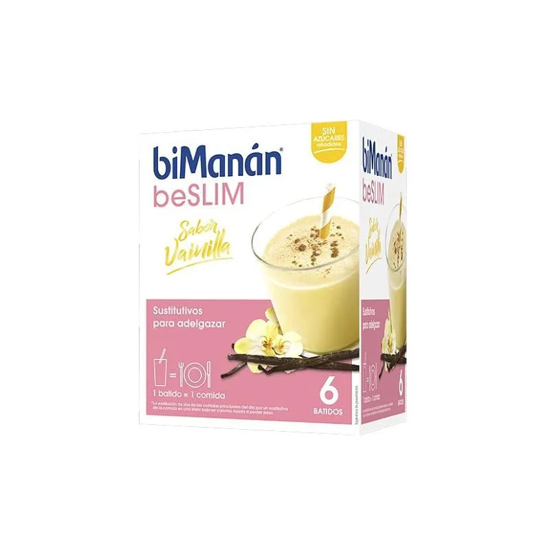 BIMANÁN BIMANÁN Beslim Vanille-Milchshake 6 Sachets Kosmetik