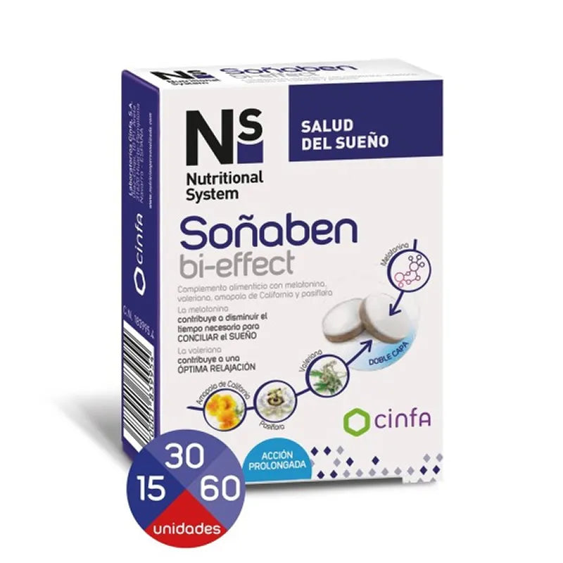 NS NS Soñaben Bi-Effect 15 Tabletten Kosmetikpflege