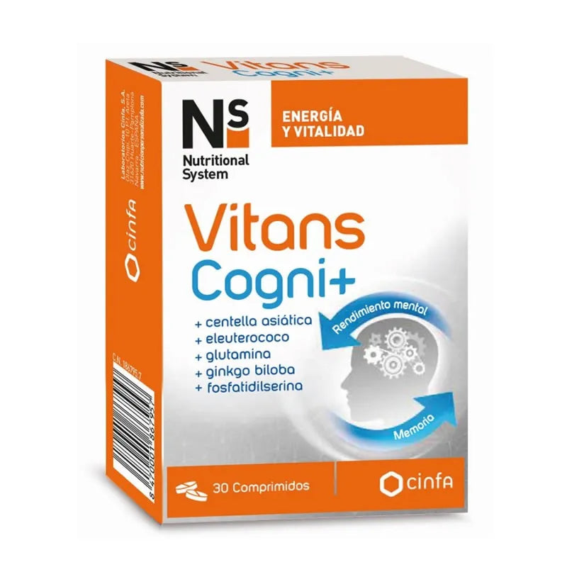 NS NS Vitans Cogni+ 30 Tabletten Nahrungsergänzungsmittel Kosmetik