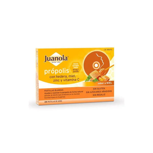 JUANOLA JUANOLA Própolis Hedera Honig Geschmack 24 Pastillen Kosmetik