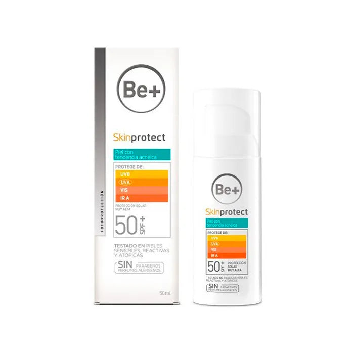 BE+ BE+ Skinprotect Sonnenschutz Akne-Haut SPF 50 50 ml Kosmetik