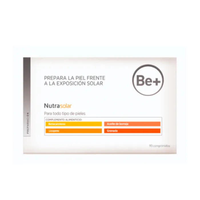 BE+ BE+ Nutra Solar 90 Tabletten Nahrungsergänzungsmittel Kosmetik
