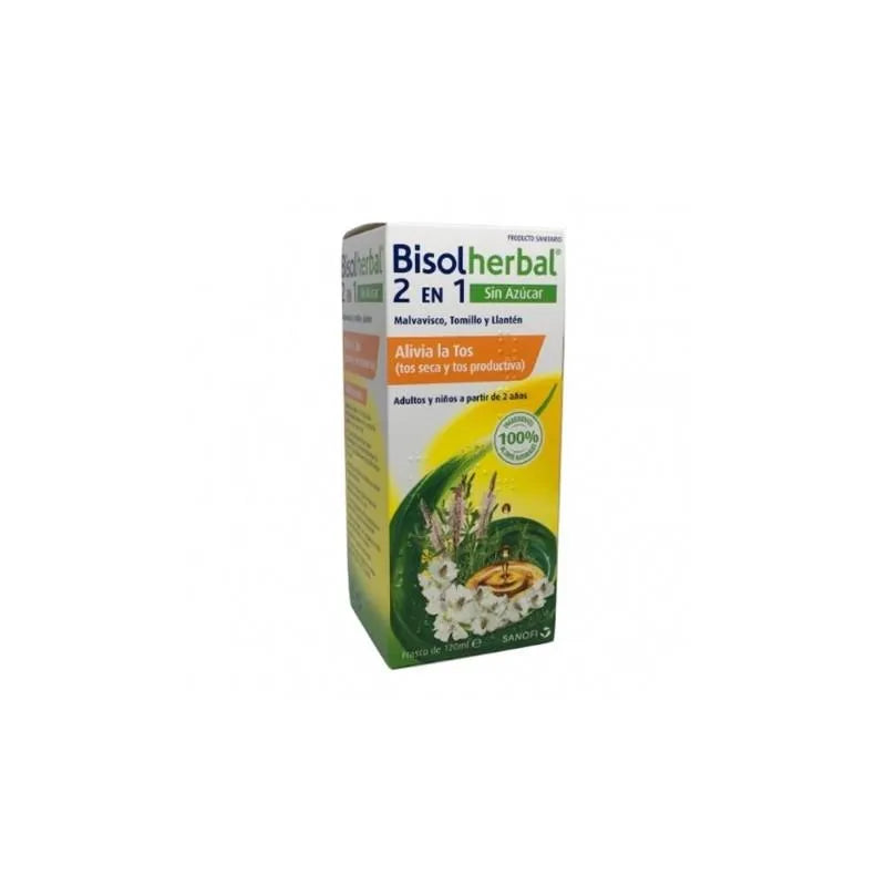 SANOFI Sanofi Bisolherbal 2in1 Hustenmittel ohne Zucker für trockenen und produktiven Husten 120 Kosmetik