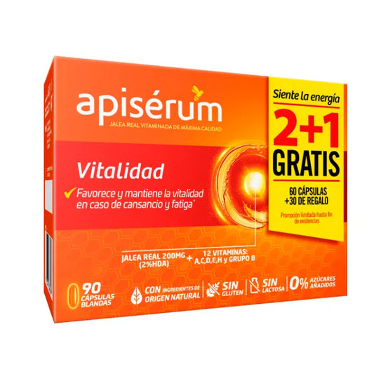 APISÉRUM APISÉRUM Apiserum Vitaminate 3 x 30 Kapseln Nahrungsergänzung Kosmetik