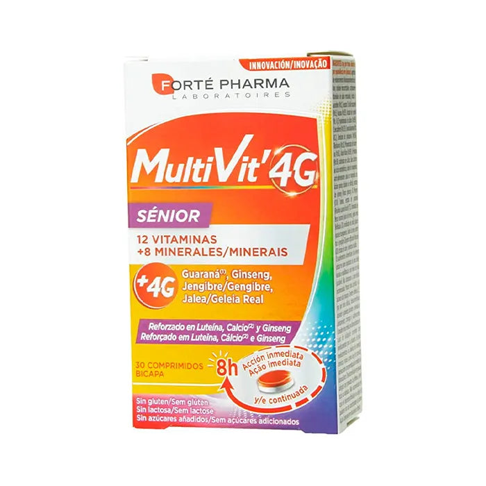 FORTÉ PHARMA FORTÉ PHARMA 12 Multivit 4 g Sénior 30 Tabletten Multivitaminpräparat Kosmetik