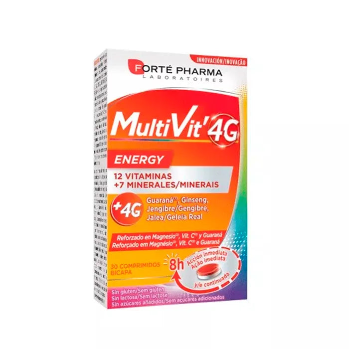 FORTÉ PHARMA FORTÉ PHARMA Multivit 4G Energy 30 Tabletten Multivitamin-Komplex Kosmetik