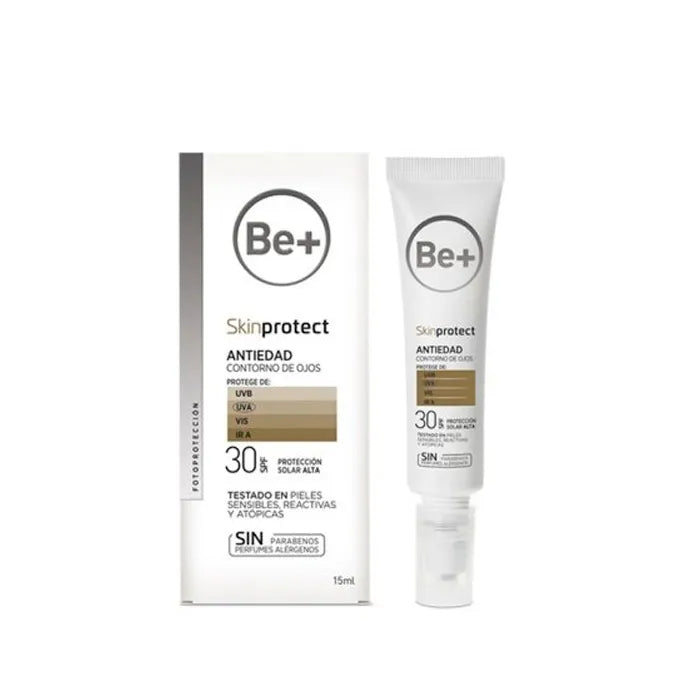 BE+ BE+ Skin Protect Anti-Ageing Augenkontur 15 ml Pflege für die Augenpartie Kosmetik