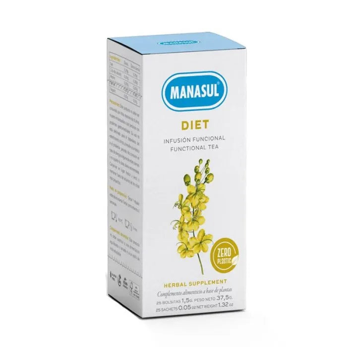 MANASUL MANASUL Diet Bio 25 Sachets 37,5 g Kosmetik Nahrungsergänzung