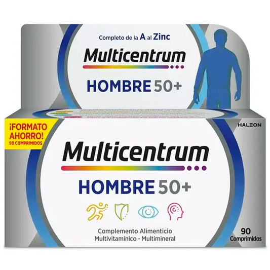 MULTICENTRUM MULTICENTRUM Männer 50+ Multivitamin 90 Tabletten Nahrungsergänzung Kosmetik