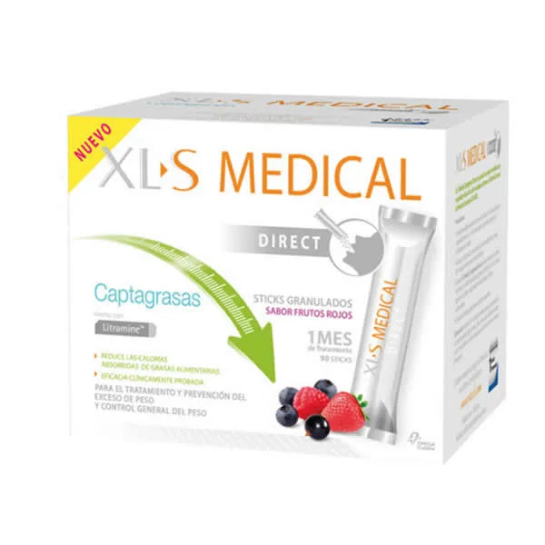 XLS MEDICAL XLS MEDICAL Fettbinder Direct 90 Sticks zur Unterstützung bei Fettaufnahme Kosmetik