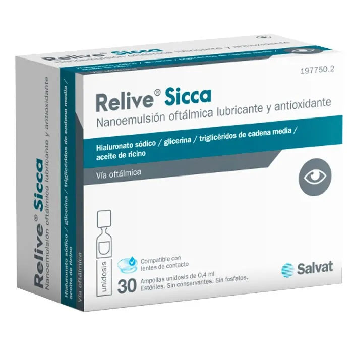SALVAT SALVAT Relive Sicca 30 Ampullen Kosmetikpflege