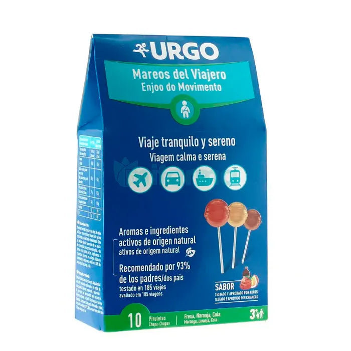 URGO URGO Reiseschwindel Lollipops 10 Stück Kosmetik