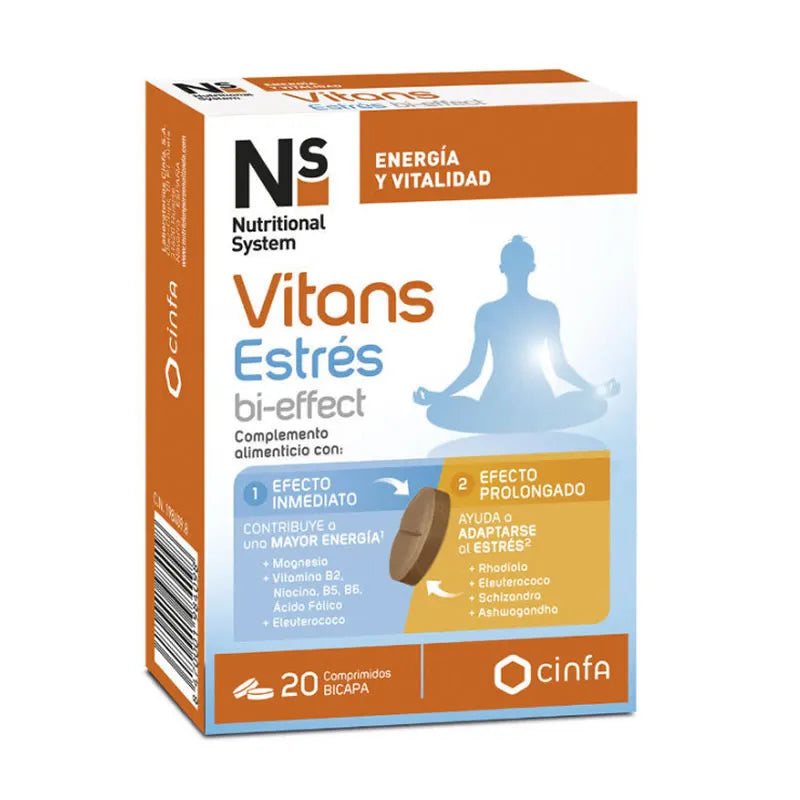 NS NS Vitans Stress Bi-Effekt 20 Tabletten Nahrungsergänzung Kosmetik