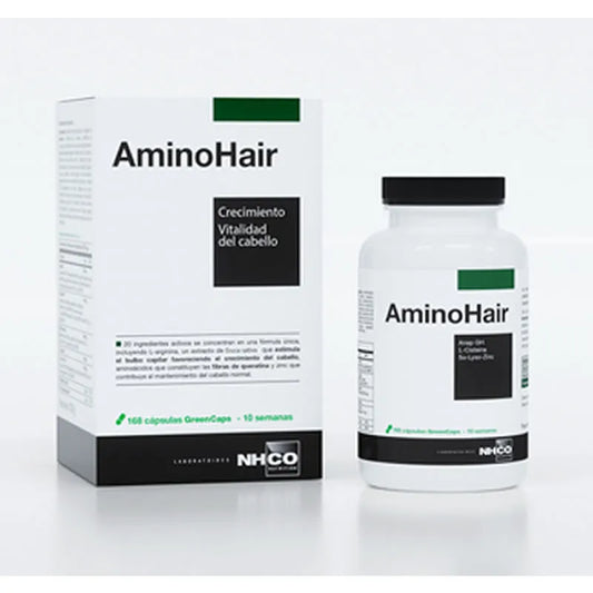 NHCO NHCO AminoHair Haarwachstum und Vitalität 168 Kapseln Nahrungsergänzung Haarpflege